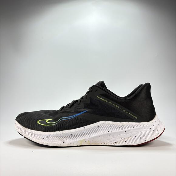 Nike Quest 3 Black White Running Shoes Lightweight Lace Up DH0203-001 Mens Sz 13 - Picture 4 of 10